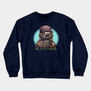 Sloth King Crewneck Sweatshirt